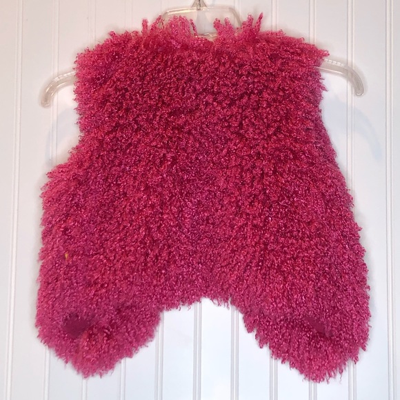 PEACE OF CALE Girls Hot pink Curly Sue Best. Item# 0096 - Picture 3 of 6